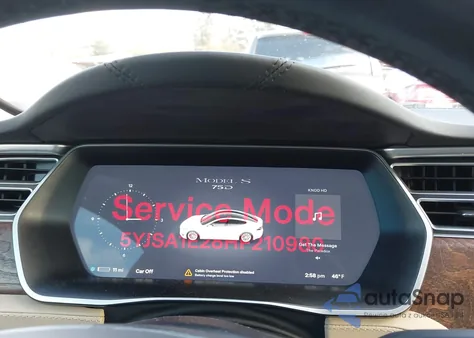 2017 Tesla Model S 100D/60D/75D/90D/P100D из США, поврежденный, VIN 5YJSA1E28HF210980